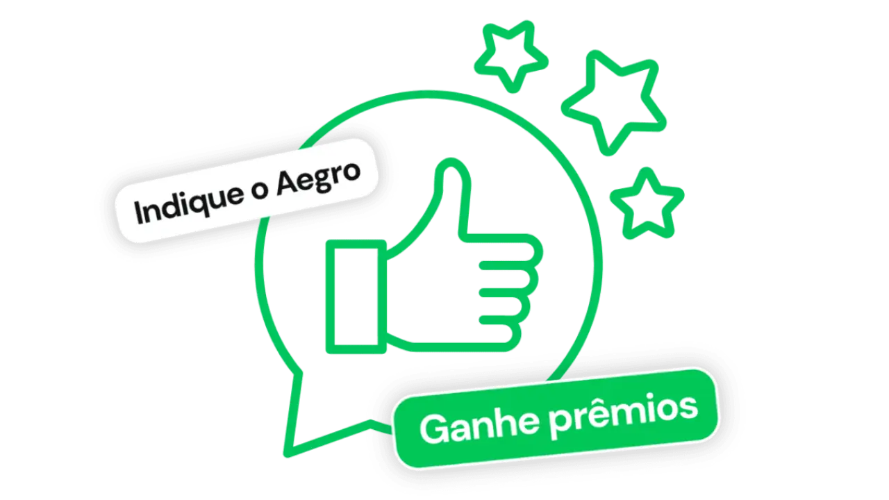 Produtor indicando o Aegro e recebendo prêmios.