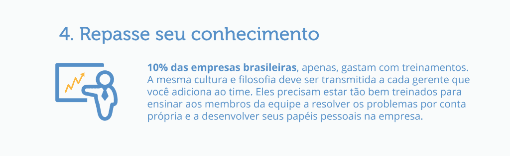 tópico sobre a importância do compartilhamento de conhecimento no ambiente corporativo, intitulado ‘4.