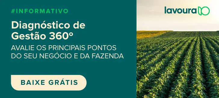 banner promocional dividido em duas seções. À esquerda, sobre um fundo verde-escuro, há um texto informativo em