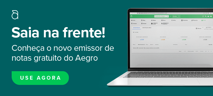 banner promocional do software de gestão rural Aegro, com um fundo verde escuro que remete à identidade visual