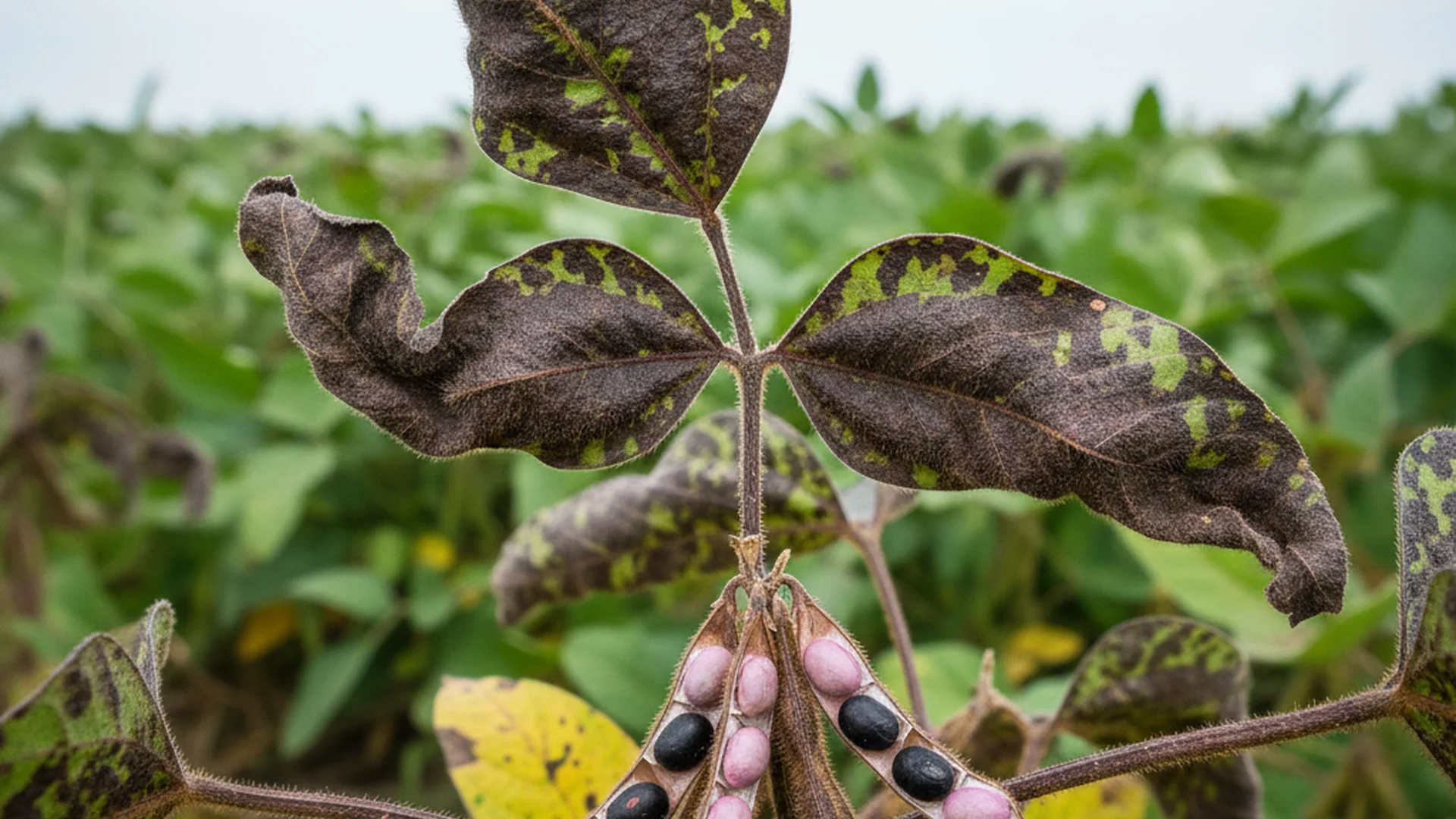 Mancha Púrpura na Soja (*Cercospora kikuchii*): Guia de Identificação e Manejo