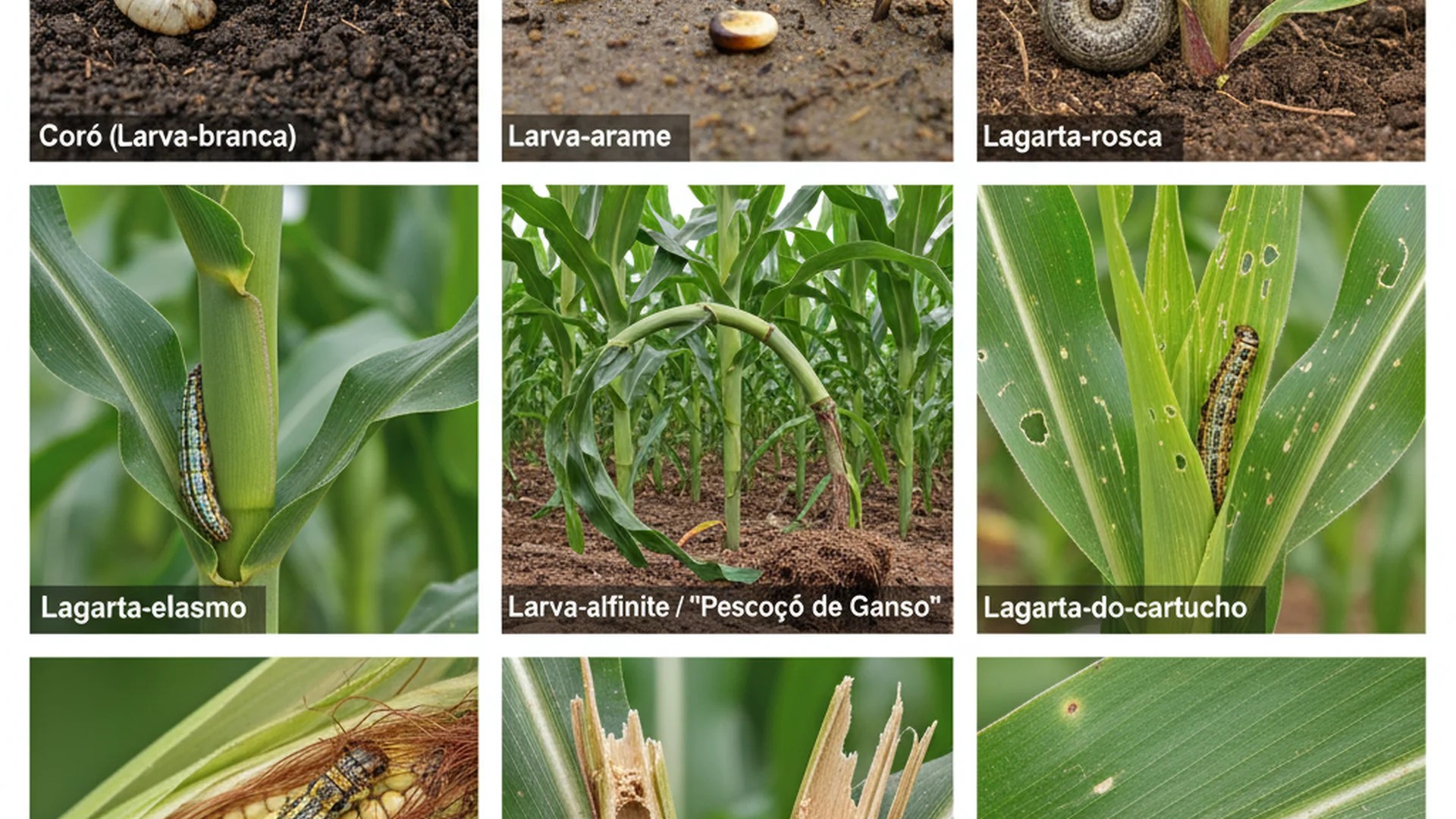 Pragas do Milho: Identificação e Controle na Pré-Safra