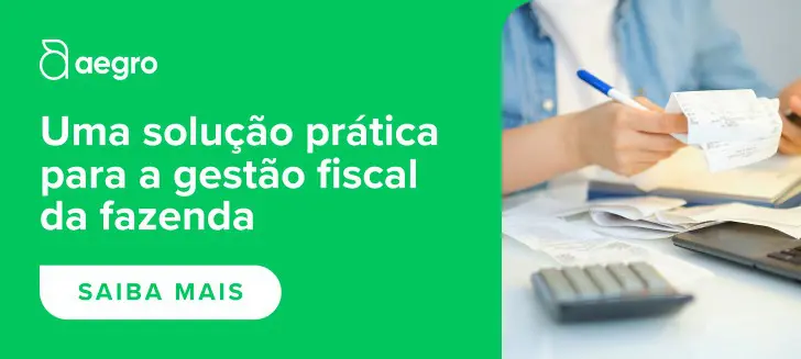 banner promocional dividido em duas seções. À esquerda, sobre um fundo verde vibrante, está o logotipo da Aegro