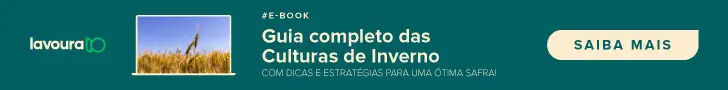 banner promocional digital com um fundo verde-petróleo. No canto esquerdo, destaca-se o logo ’lavoura10’. Ao ce