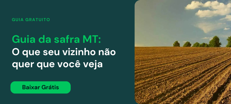 banner promocional dividido em duas seções. À esquerda, sobre um fundo verde escuro, há um texto que oferece um