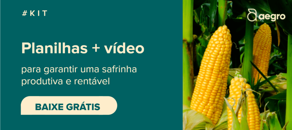 banner promocional da Aegro, dividido em duas seções verticais. À esquerda, sobre um fundo verde-azulado escuro