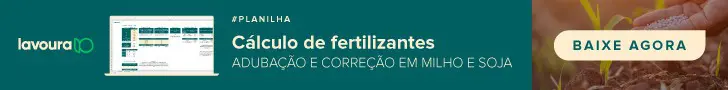 Este é um banner promocional digital projetado para atrair produtores rurais e agrônomos. A imagem está dividida em duas seçõ