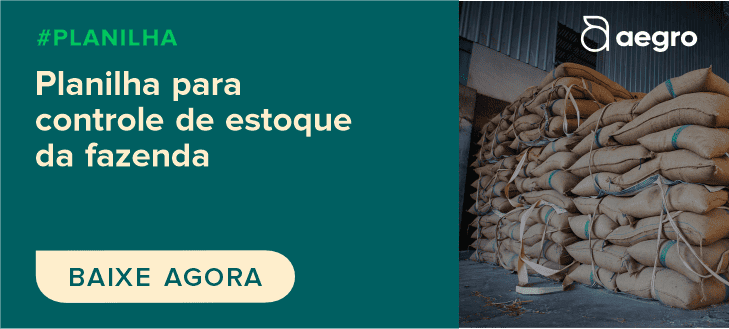 material de marketing digital da Aegro, dividida em duas seções. À esquerda, sobre um fundo verde-escuro, há um