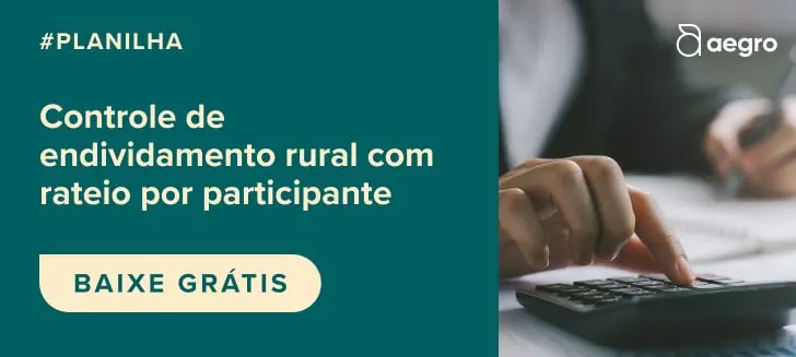 banner promocional da Aegro, dividido em duas seções. À esquerda, sobre um fundo verde escuro, há um texto clar