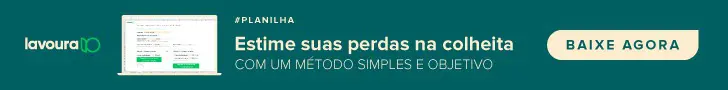 banner publicitário digital com um fundo verde-escuro, projetado para atrair produtores rurais e profissionais